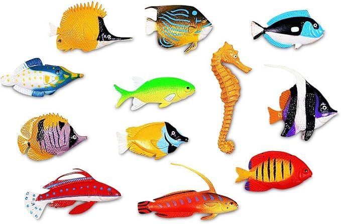 Learning Resources Fun Fish Counters, Set of 60, Ages 3+, Educational Counting and Sorting Toy, Fine Motor Skills ,Animal Toys for Kids