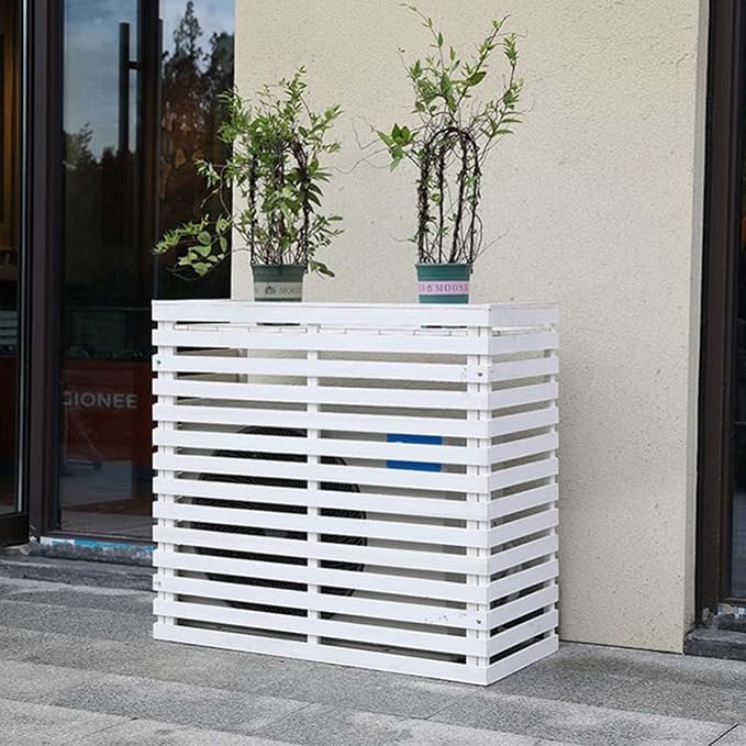 Wood Air Conditioner Fence Screen
