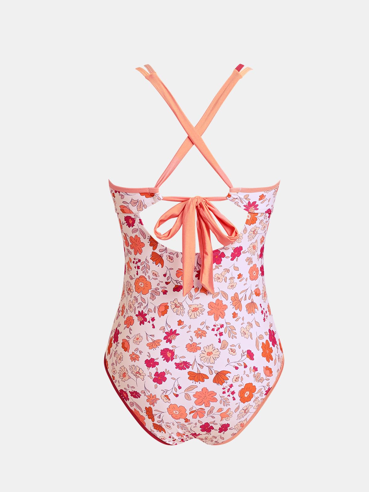 CUPSHE Women's One Piece Swimsuit V Neck Adjustable Straps Bathing Suit