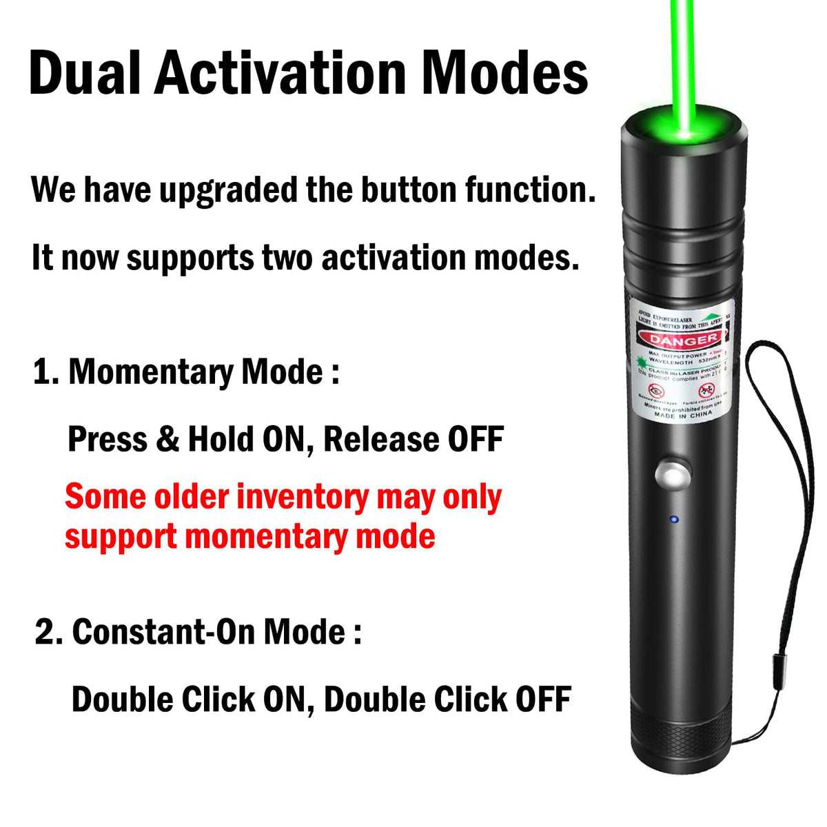 MIPREZT [Professional] Rechargeable Green Laser Pointer High Power Green Beam Laser Light Long Distance Range for TV/LED/LCD Screens Tactical Flashlights Presentation Office/Outdoors/Astronomic [001]