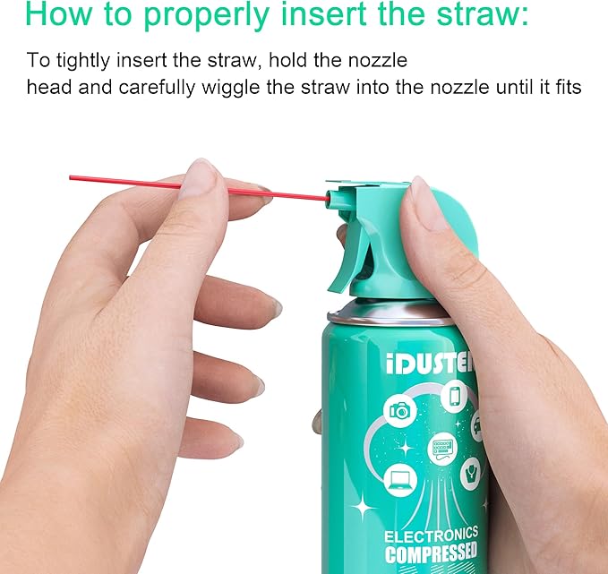 Canned Air Duster Spray for Computers - 3.5oz Keyboard Cleaner, 2PCS