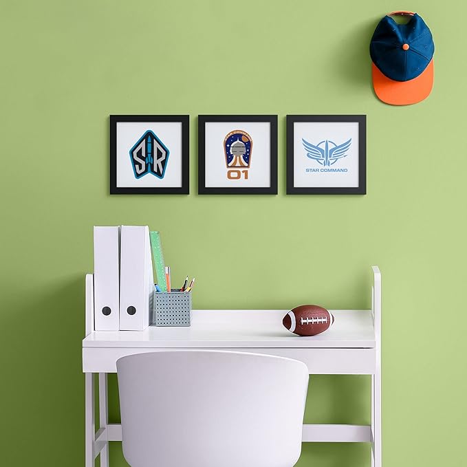 Trends International Gallery Pops Disney Pixar Lightyear - Buzz Lightyear and SOX Wall Art Wall Poster, 12" x 12", Black Framed Version