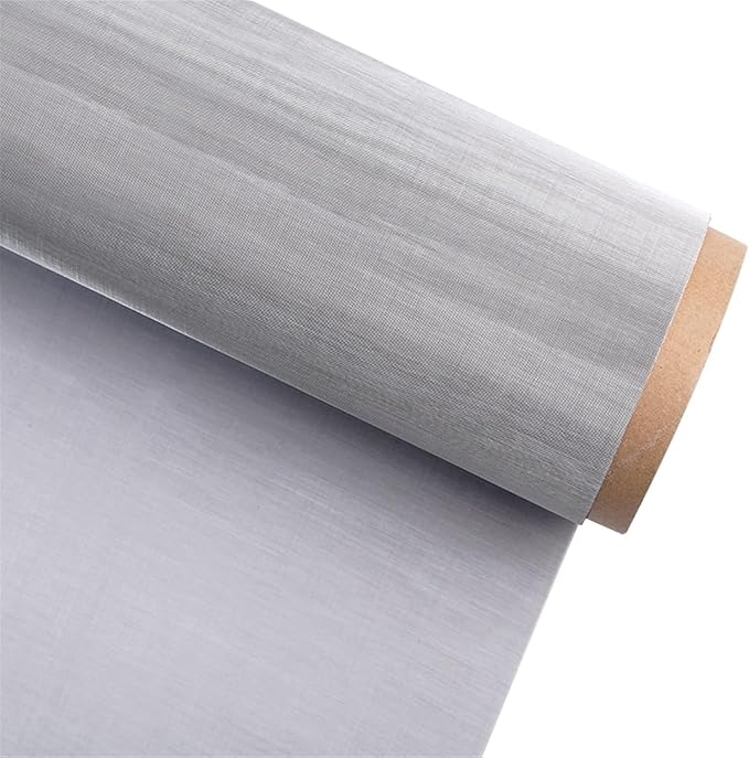 Woven Stainless Steel Wire Mesh, 250 Mesh Durable & Flexible, Fine to Large Mesh