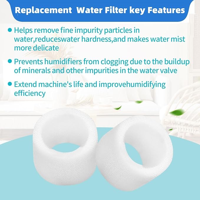 4-Pack Replacement Humidifier Filters Compatible