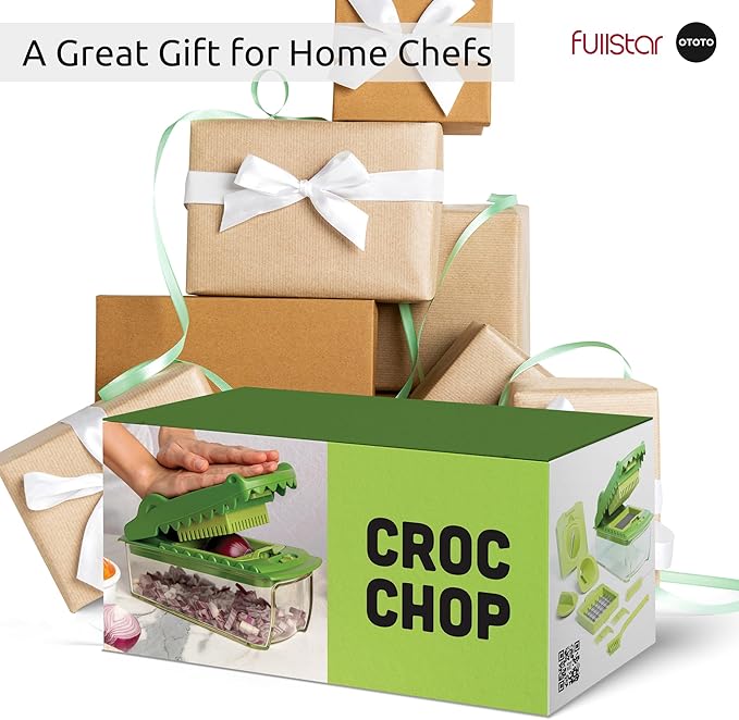 Fullstar X OTOTO Croc Chop - Vegetable Chopper & Spiralizer