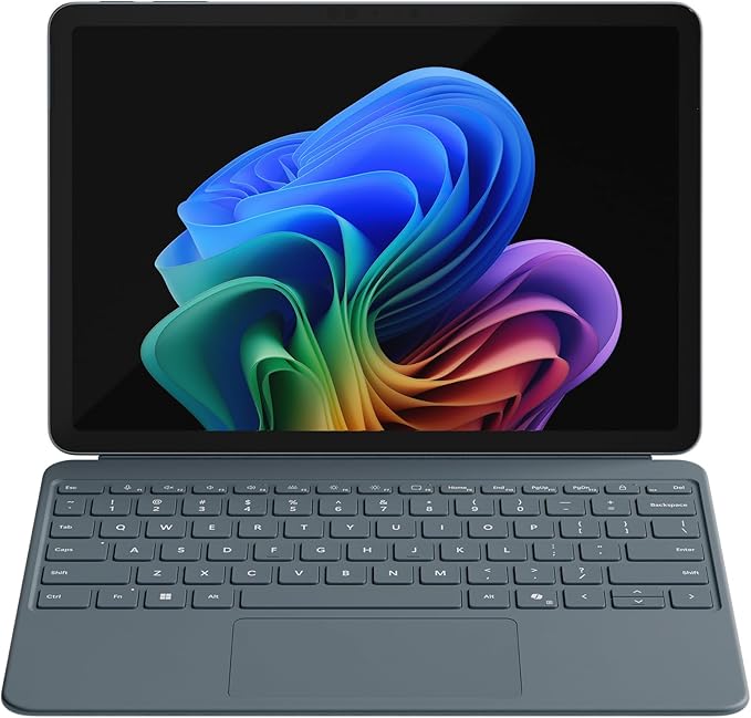 Microsoft Surface Pro Keyboard for Surface Pro 12" Device, Keyboard Only, Alcantara Material, Ocean