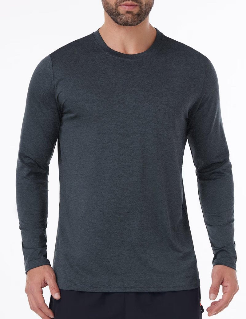 7 Pack Long Sleeve Shirts for Men Moisture Wicking Sun Protection UV UPF 50+ SPF Performance Quick Dry T-Shirt for Casual