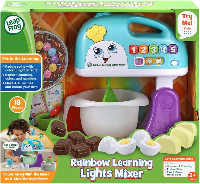 LeapFrog Rainbow Learning Lights Mixer, Blue