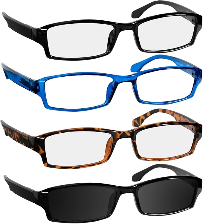 TruVision Readers Reading Glasses, Comfort Spring Hinges