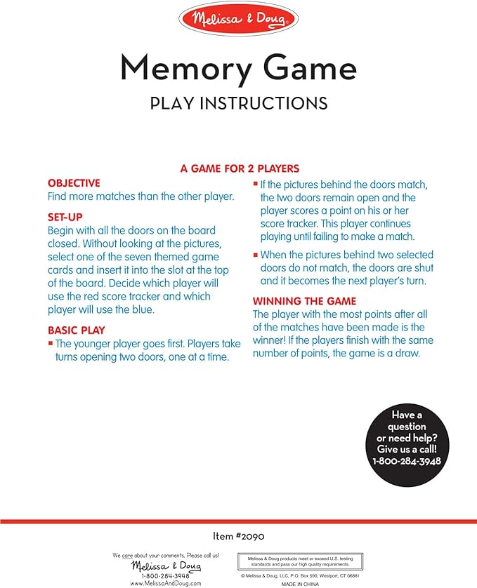 Melissa & Doug Flip to Win Travel Memory Game - Wooden Game Board, 7 Double-Sided Cards Road Trip Essentials for Kids, Hangman for Kids, Memory Toy for Toddlers and 5+