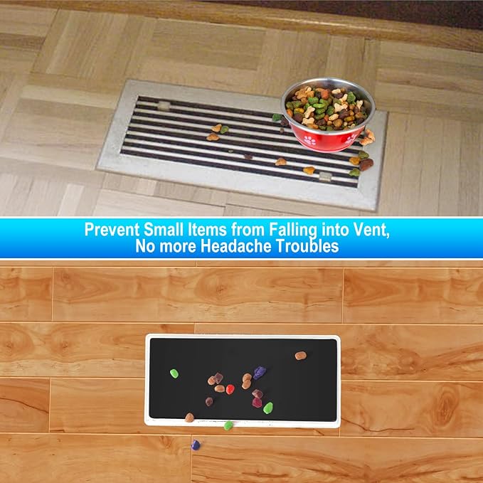 Magnetic Floor Register Vent Covers, 5.5 x 12 Inch Superior Hold Vent Covers