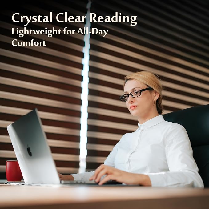 TruVision Readers Reading Glasses, Comfort Spring Hinges