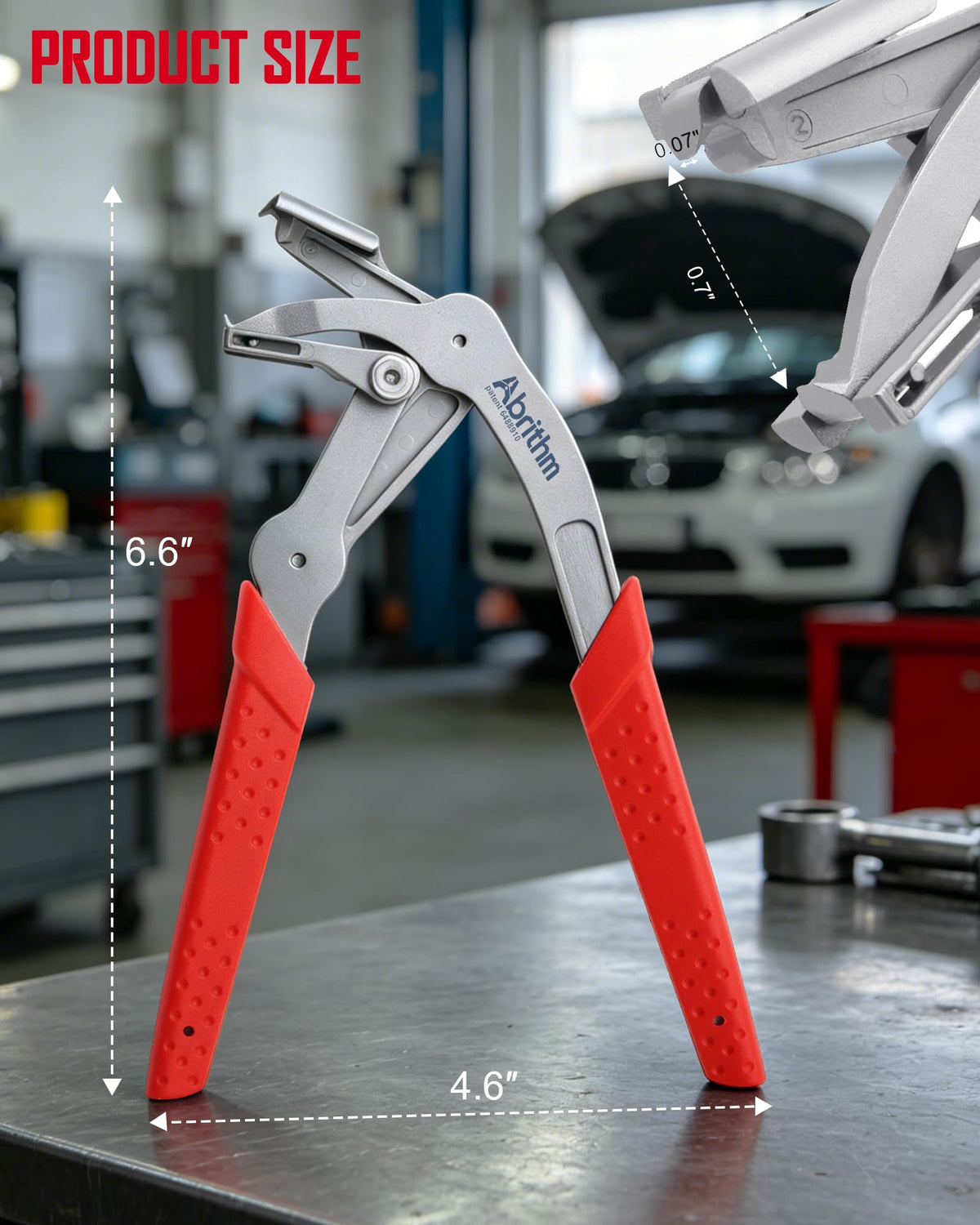Car Clip Pliers, Professional Auto Clip Removal Pliers Tool, Panel Clip Removal Tool for Automotive Plastic Fasteners, Push Pin & Door Trim Disassembly Without Damage