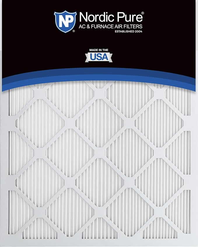 Nordic Pure 16x30x1 Tru Mini Pleat MERV 12 AC Furnace Air Filters – 2.5X More