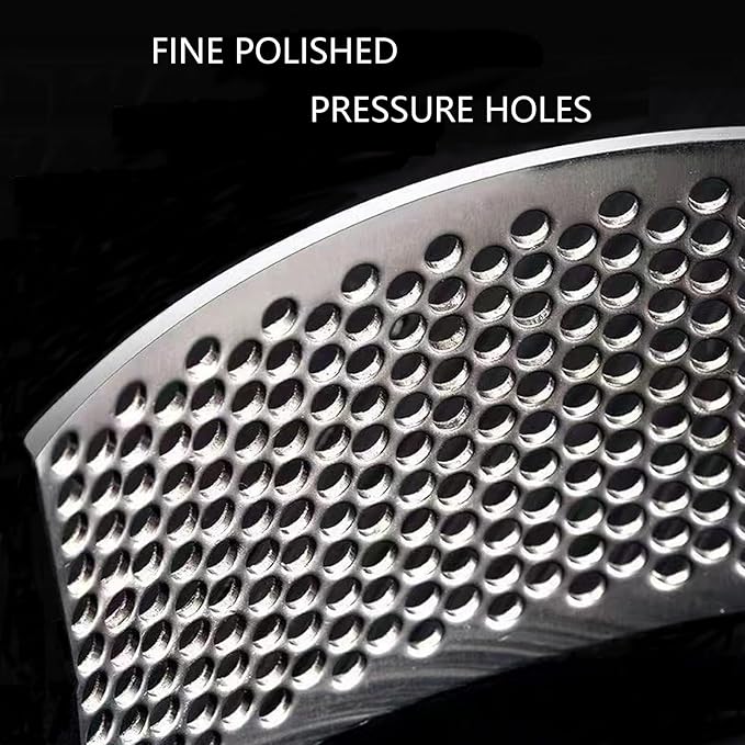 Zemcxney Garlic Press Rocker - Stainless Steel Garlic Mincer and Crusher