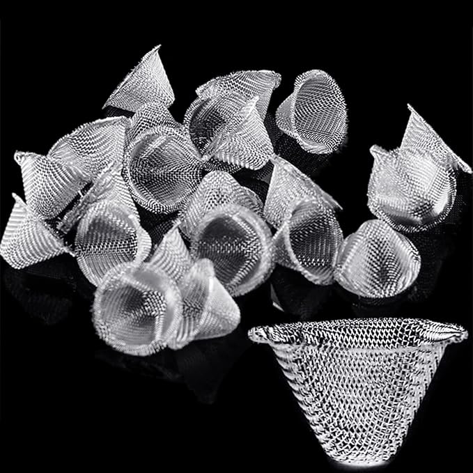 Funrous Stainless Steel Screens 3/4 Inch Conical Design Bowl Screen Filters