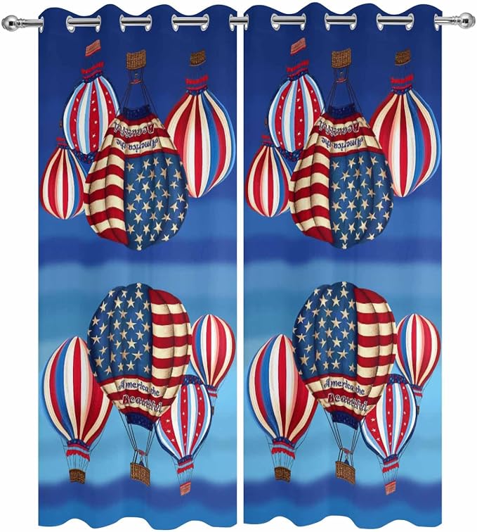 Independence Day Waterproof Outdoor Curtains