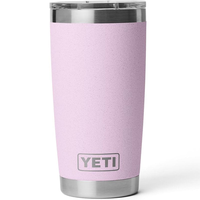 YETI Rambler 20 oz Tumbler, Stainless Steel, Vacuum Insulated with MagSlider Lid, Cherry Blossom