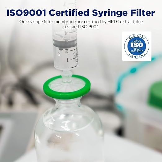 Membrane Solutions 10 Pack Syringe Filter Sterile PES Hydrophilic Filtration
