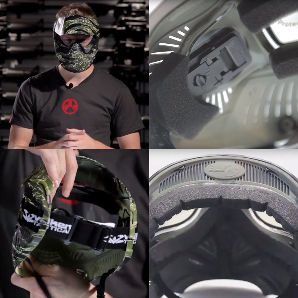 Evike Airsoft - ANSI Rated Annex MI-3 Airsoft Paintball Full Face Pro Mask with Thermal Lens by Valken