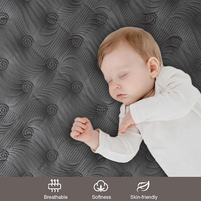 Twin Mattress, 10 Inch Hybrid Mattresses Black with Gel Memory Foam and Individually Pocket Innerspring Euro Top Medium Firm for Motion Isolation, Edge Support, 100 Night Trial