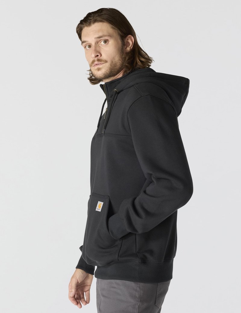Carhartt Men's Paxton 1/4-Zip Sweatshirt, Black, Large