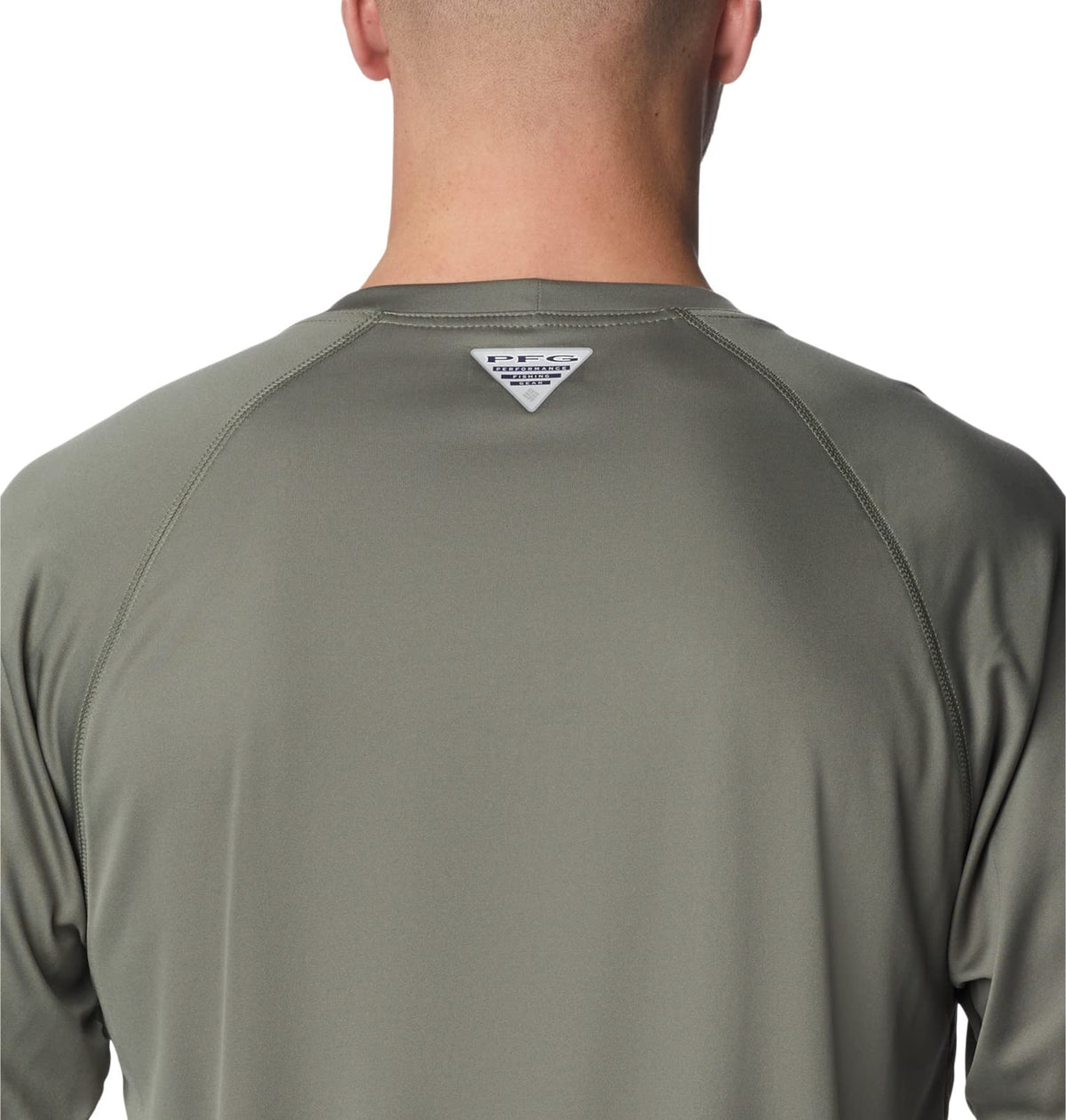 Columbia Men's Terminal Tackle Long Sleeve Fishing Shirt, Cypress/Cool Green Logo, X-Small