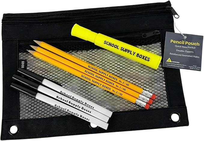 School Supply Boxes | Budget Saver Pallet (180 Boxes) | Back to School Essentials Kit for Students & Teachers | Includes Spiral Notebook, Crayons, Pens, Pencils, Glue & More