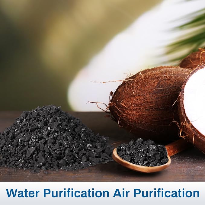 Timgle Bulk Water Air Filter Activated Charcoal Coconut Hull Granular Activated