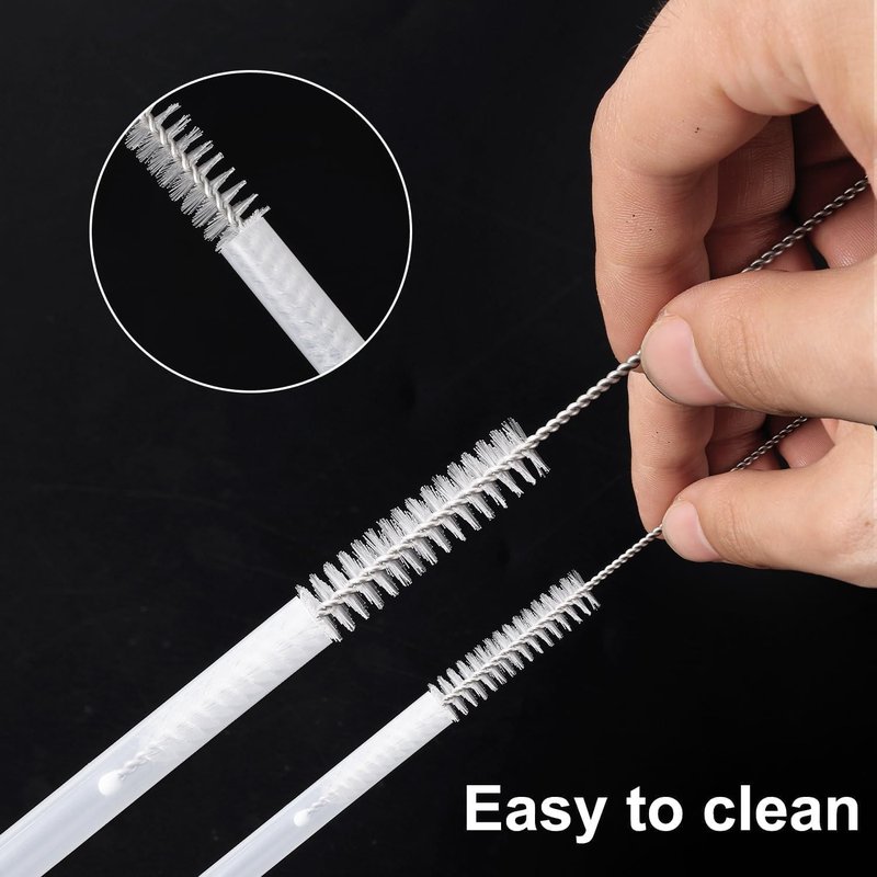 4Pcs Replacement Straw Fit for Owala 24oz 32oz,Reusable Drinking Straws with Cleaner Brush Compatible with 24oz FreeSip Water Bottle, Cup Accessories Fit for Owala 32oz Water Bottle
