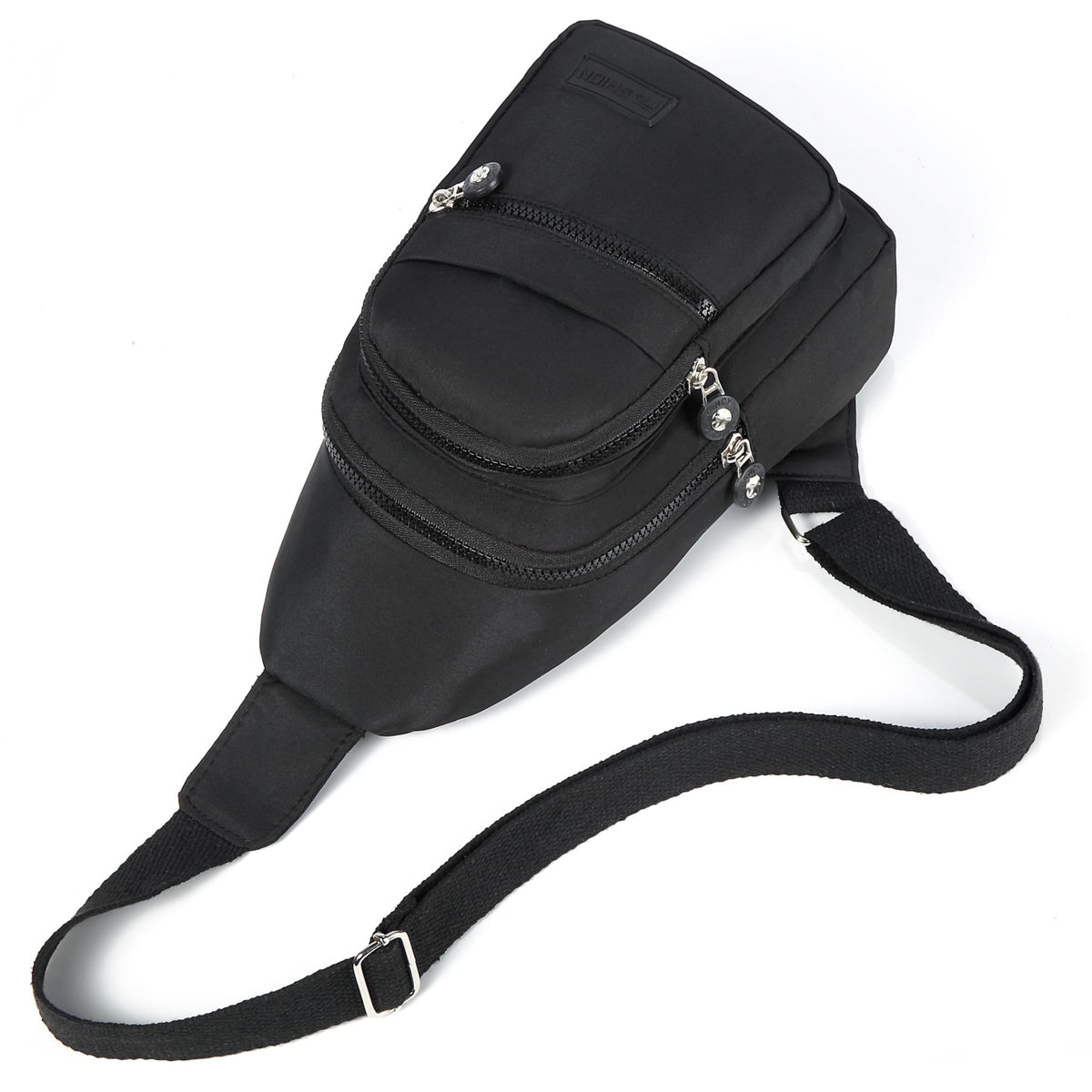 BAOU Small Sling Backpack Crossbody Sling Bag for Women, Chest Bag Daypack Fanny Pack Cross Body Bag for Travel Hiking Outdoors - Black