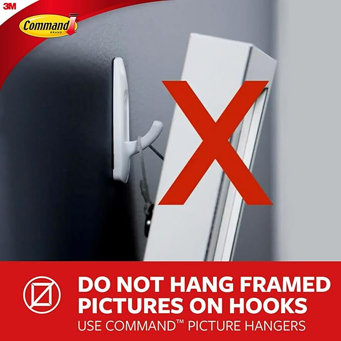 Command Display Ledges, Holds up to 2 lb, Slate, 2 Ledges with 8 Medium Strips, Damage-Free Hanging Floating Shelf with Adhesive Strips, Personalize Living Room, Bedroom, Kids Room or Office