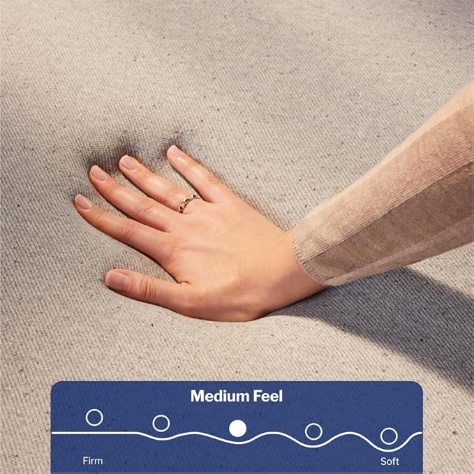 Casper Sleep Element Mattress, Full Size - Memory Foam + Support - 100-Night Trial - Medium Firm CertiPUR-US Mattress, Grey