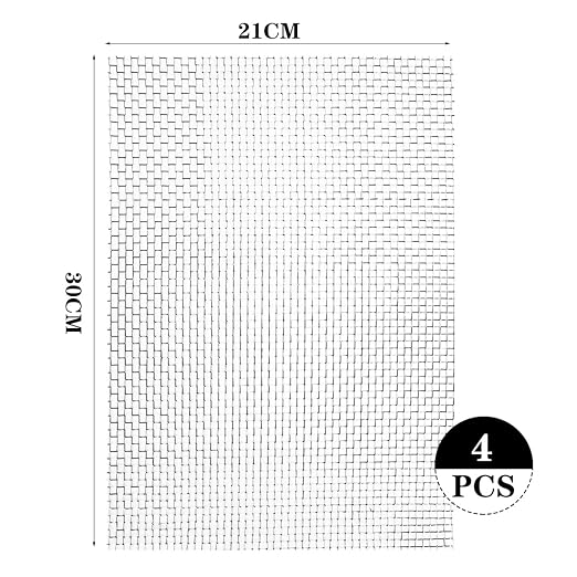 Wire Mesh Stainless Steel Woven Wire Mesh Screen 6 Mesh 300X 210mm Air Vent