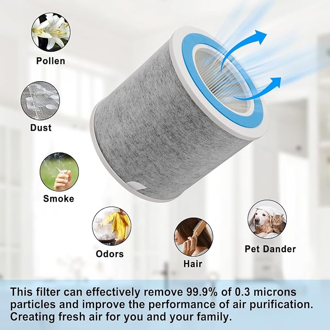 HP102 True HEPA Replacement Filter Compatible