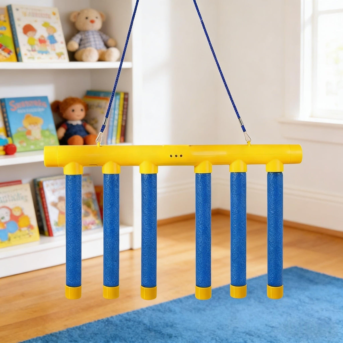 2026 New Reflex Sticks Rebounce Game,Reflex Drop Sticks Challenge Game,Falling Sticks Reaction Time Trainer with Adjustable Speed Modes for Home, Office & Team Activities (Yellow-Rechargeable)