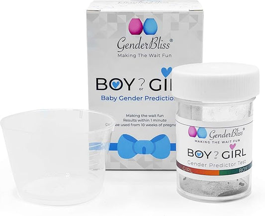 GenderBliss® Gender Prediction Test Kit - Early Pregnancy Boy or Girl Gender Reveal Home Test - Non-invasive Safe for Mother and Baby. Find Out Your Babies Gender as Early as 10 Weeks!