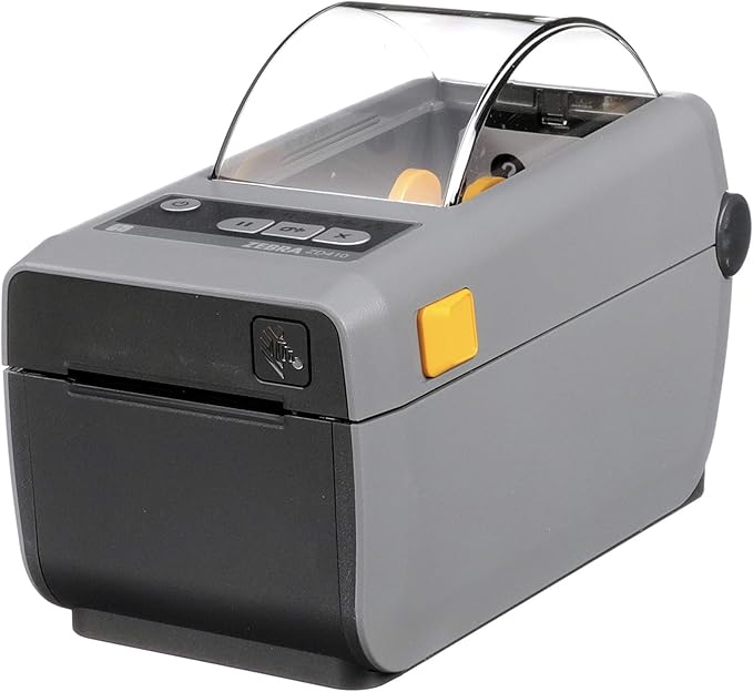 Zebra - ZD410 Direct Thermal Desktop Printer for labels, Receipts, Barcodes, Tags, and Wrist Bands - Print Width of 2 in - USB, Bluetooth, and Wifi Connectivity - ZD41022-D01W01EZ (Renewed)