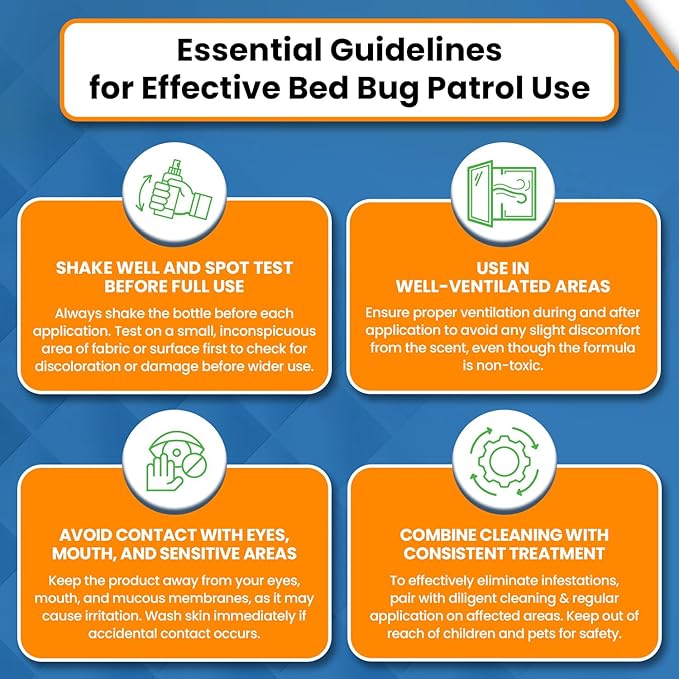 Natural Bed Bug Killer – 3 Pack (3oz Each) Travel Spray – Non-Toxic, TSA Safe, Child & Pet Friendly Formula for Airbnb, Luggage, Hotels, Rideshare, and Work Trips