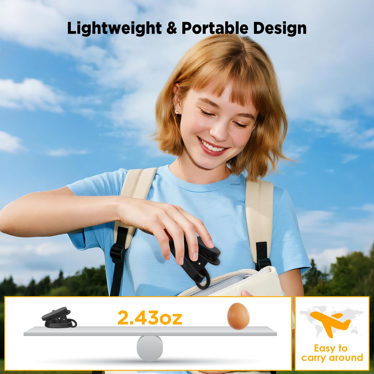 Book Light for Reading at Night - 3 Color Modes & 70 Hours Runtime Reading light for books in bed, Rechargeable LED Book Light Clip On with Flexible Neck, Eye-Care, Gift for Book Lovers, Matte Black
