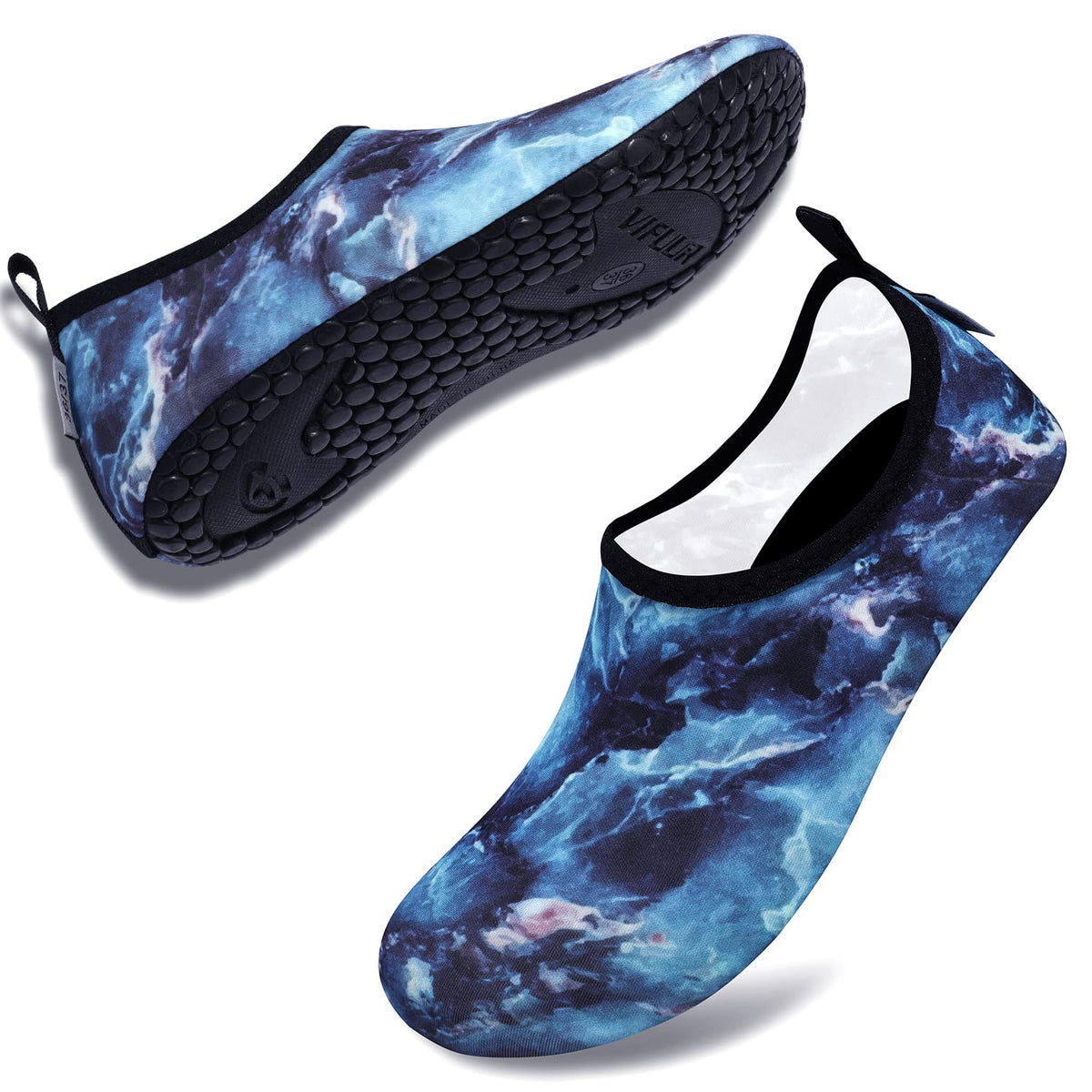 VIFUUR Water Shoes for Men Women Barefoot Quick Dry Aqua Socks Slip On