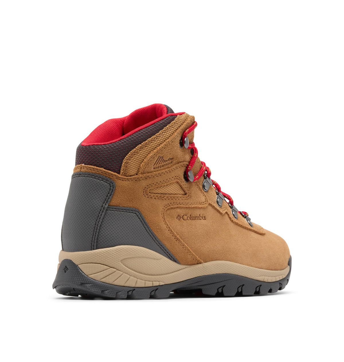 Columbia Women's Newton Ridge Plus Waterproof Amped, 2024 Elk/Mountain Red, 7.5