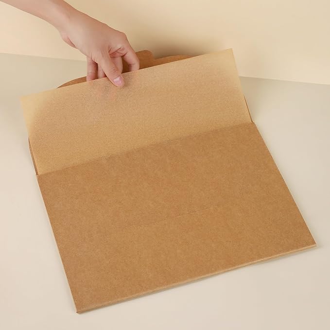 Putmhim 200 Pcs 9x13 Inches Unbleached Parchment Paper
