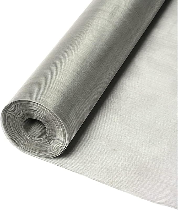 304 Stainless Steel Woven Wire Mesh, Fine Metal Screen, Rust-Resistant Filter