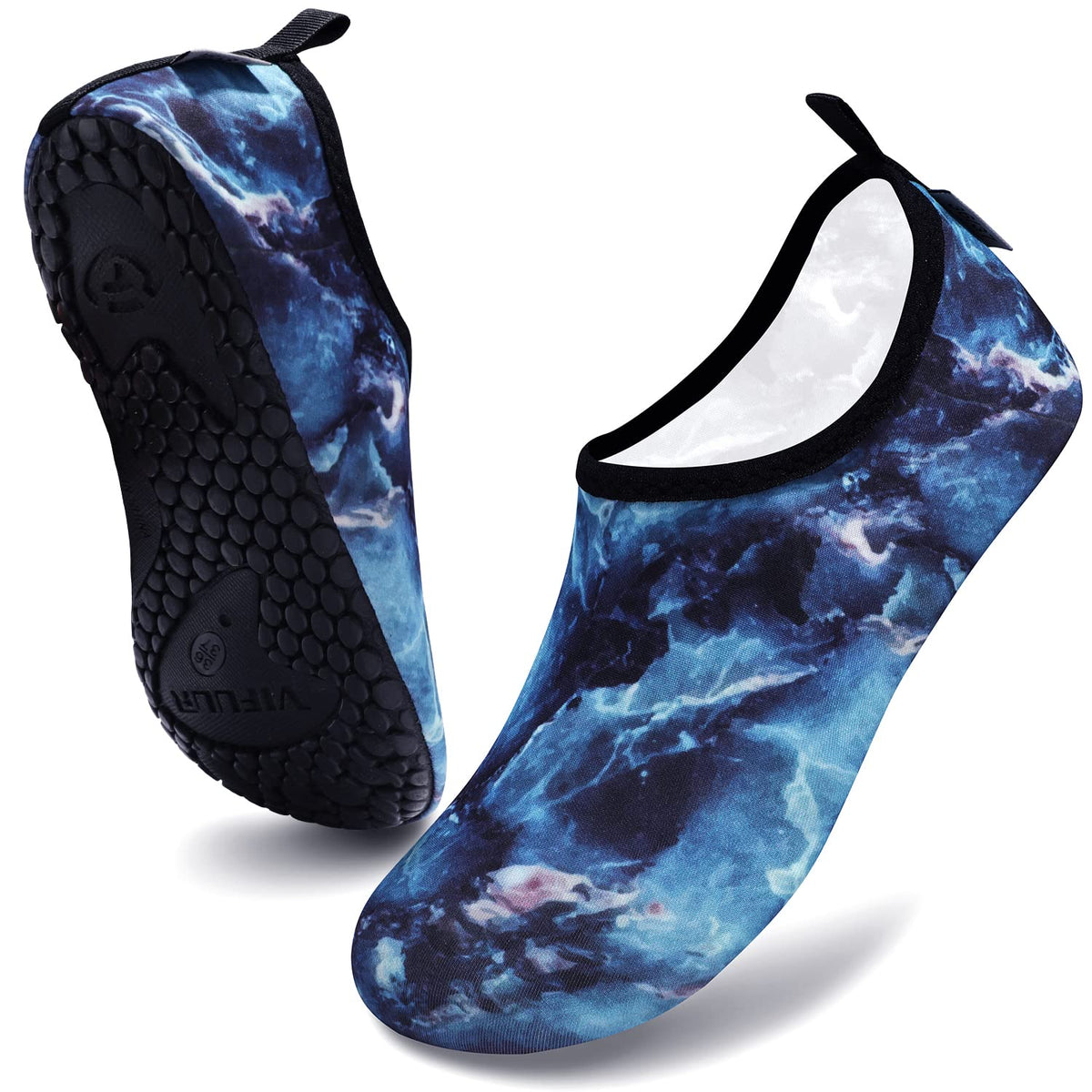 VIFUUR Water Shoes for Men Women Barefoot Quick Dry Aqua Socks Slip On