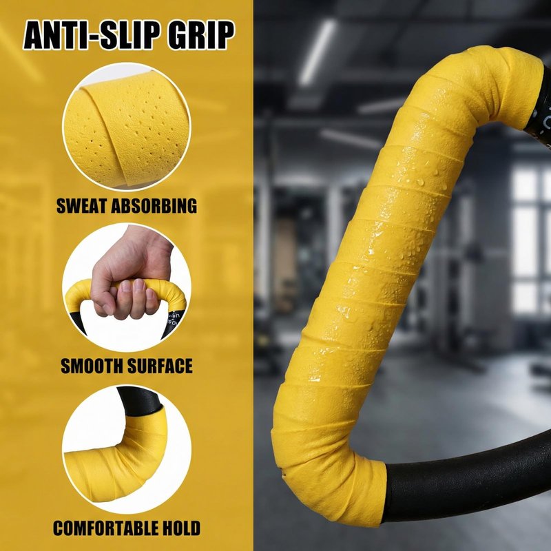 HaeNayc Gymnastic Rings, Gymnastic Rings Equipment, Pull-up Gymnastic Rings, Home Gymnastic Rings no-Punch bar Lanyard for Training Workouts (Yellow)