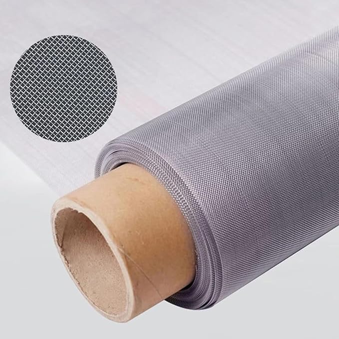 80 Mesh Stainless Steel Woven Screen, Rust-Resistant Filter Panel