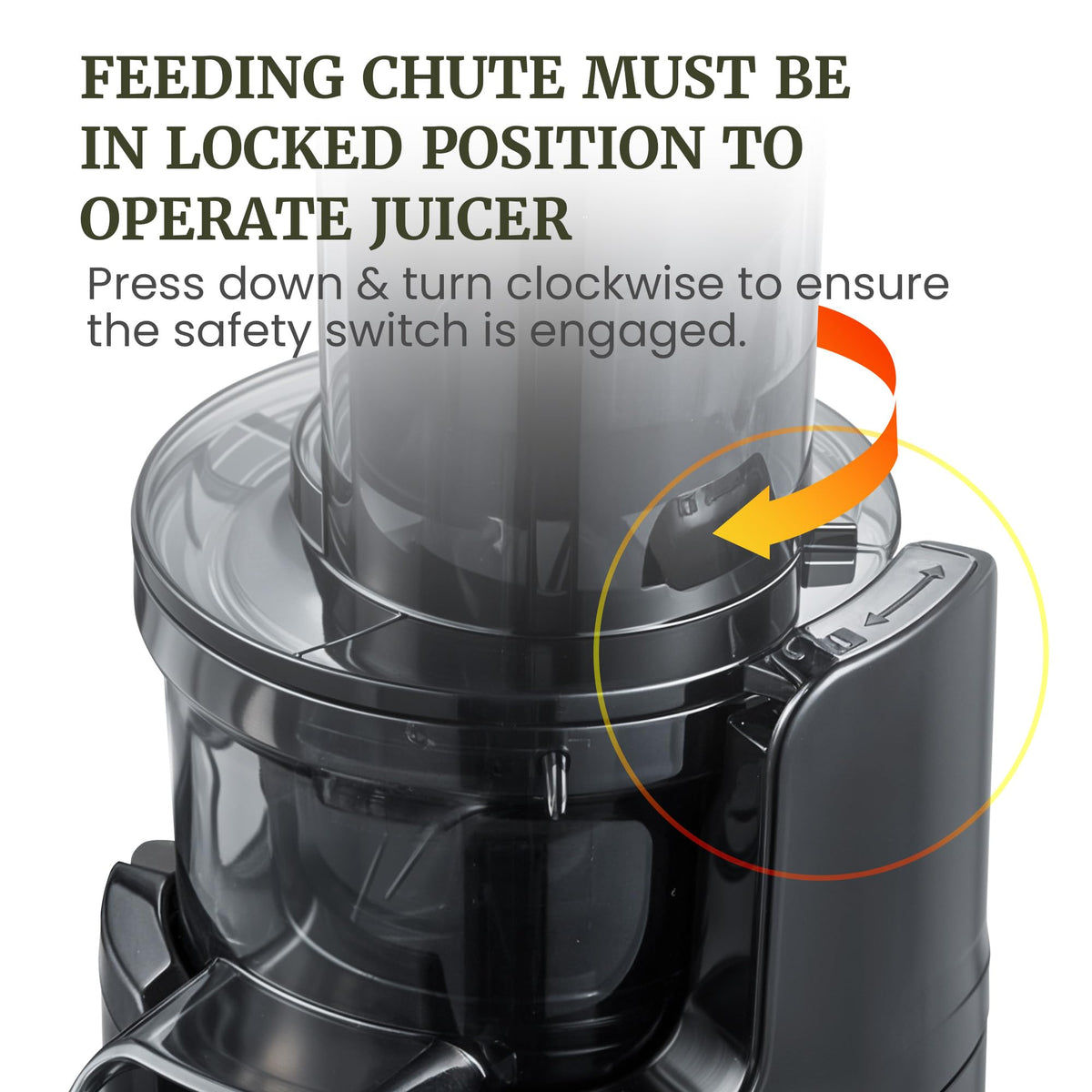 Elite Gourmet EJX600 BPA-Free Cold Press Juicer, 16 oz, Charcoal Grey