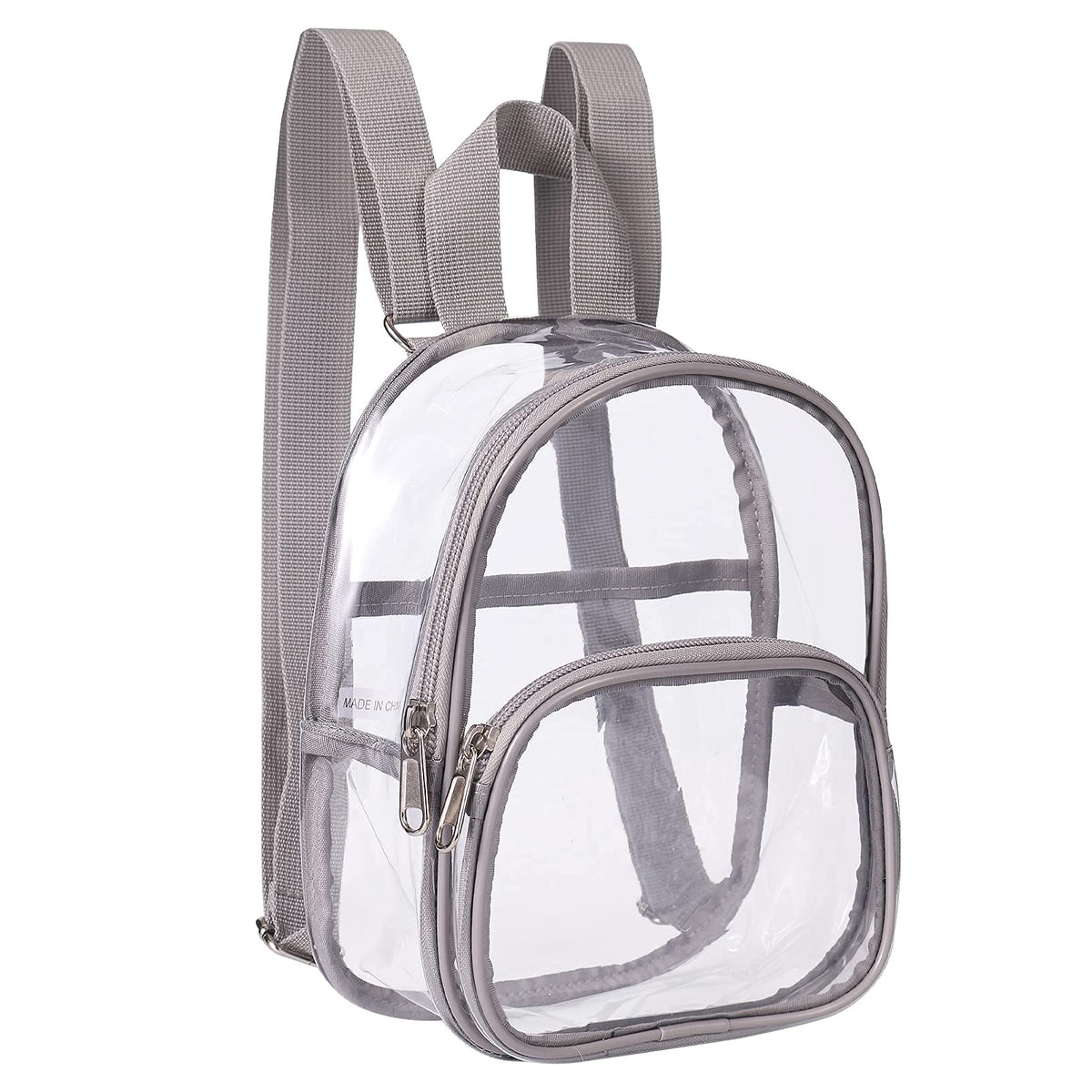USPECLARE Clear Mini Backpack Stadium Approved for Little Boys & Girls, Transparent Backpack for Concert, Festival, Sport Events