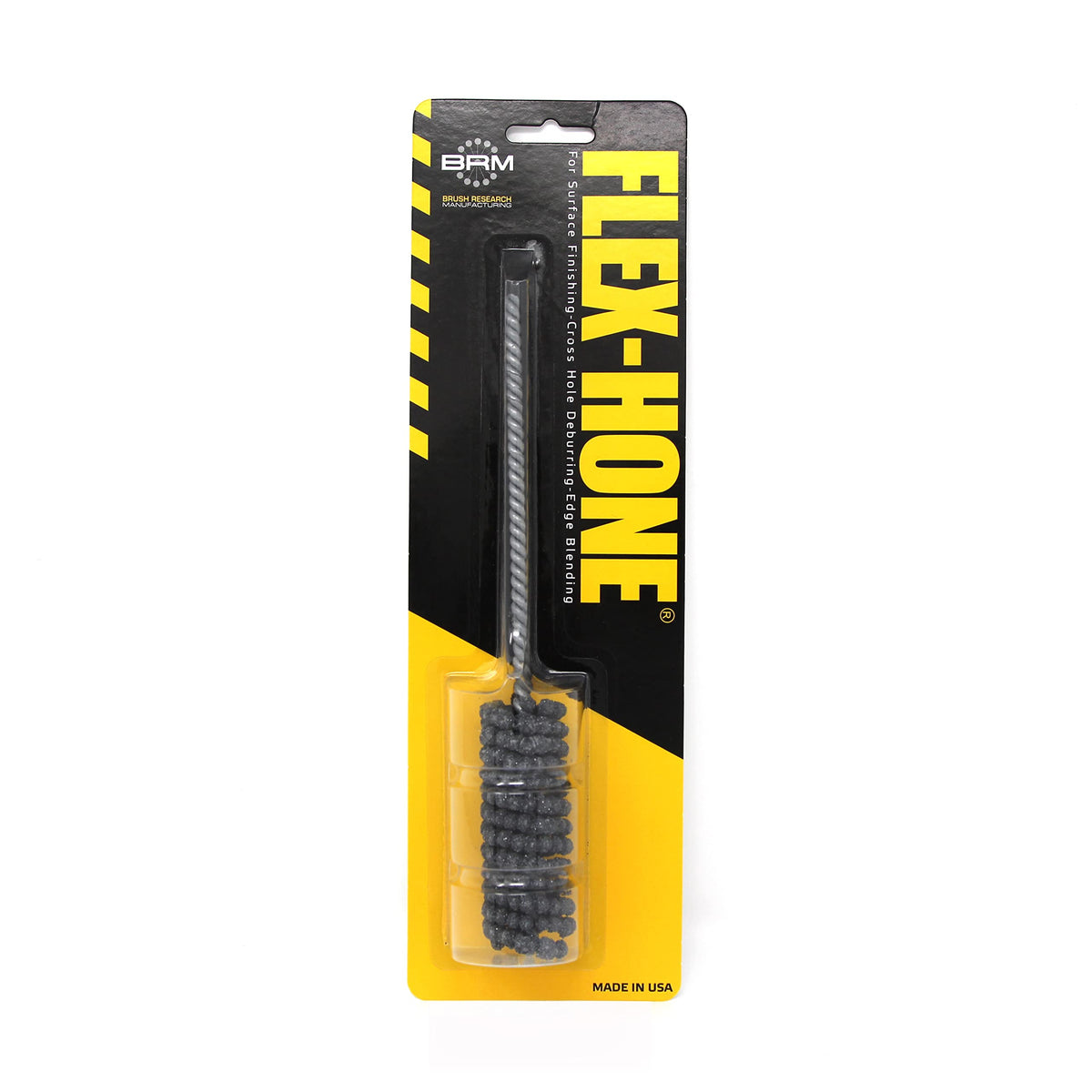 Brush Research BC151612 FLEX-HONE®, 15/16" (23.8mm) Diameter, 120 Grit, Silicon Carbide, for Mild Steel, Stainless Steel, Cast Iron and Softer Ferrous Materials